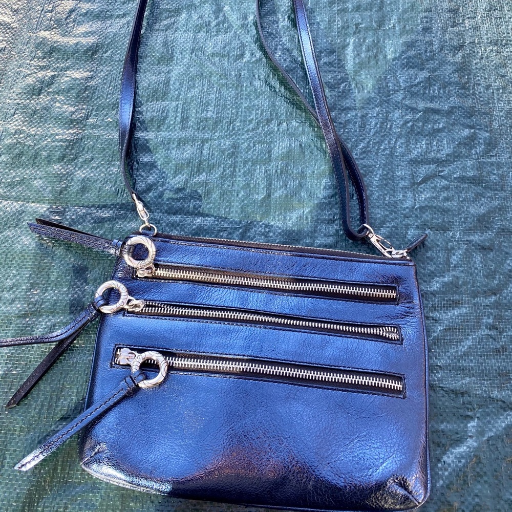 Electric Blue Zippered Brighton Purse